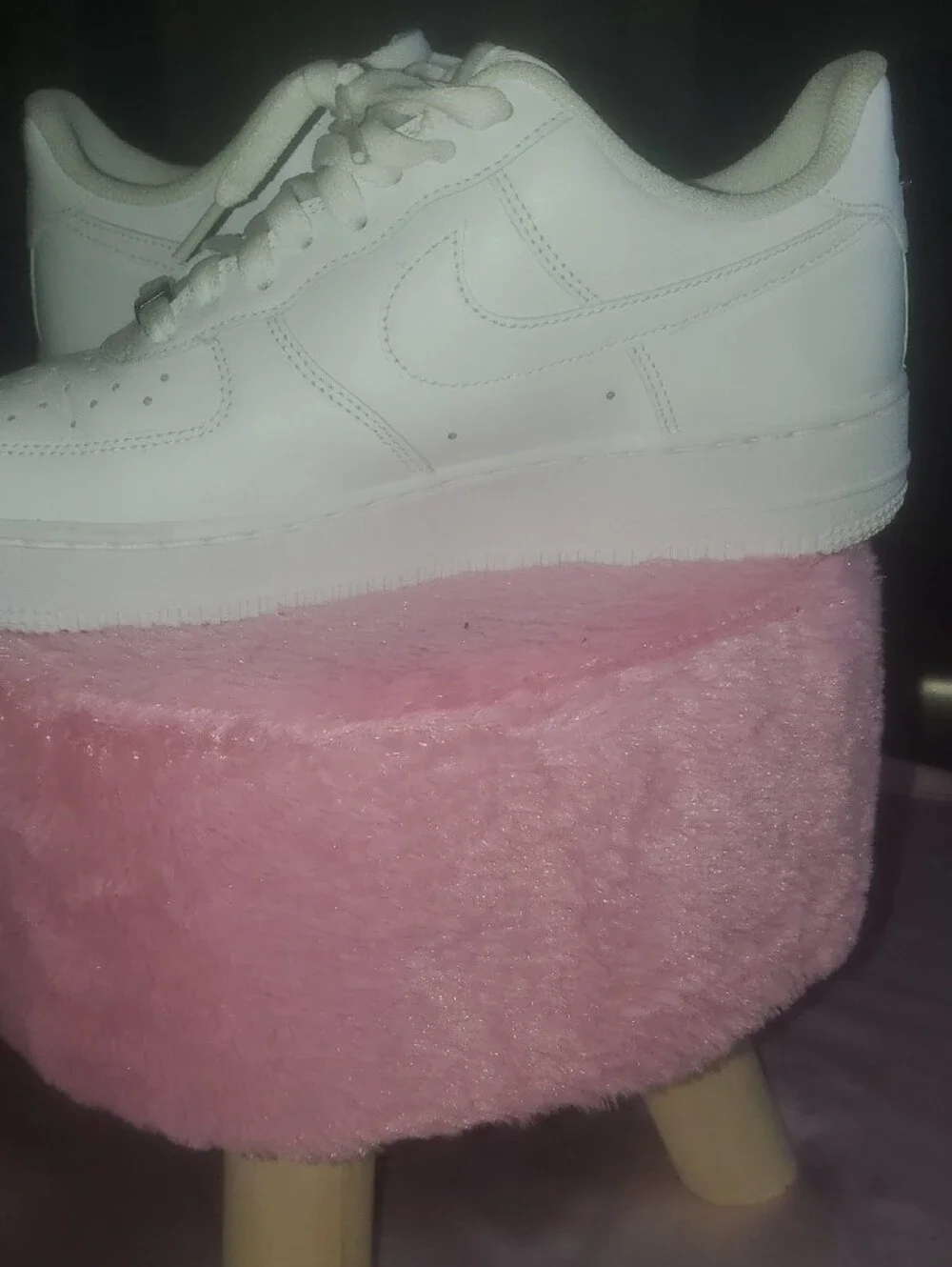 Nike White Low-Top Leather Sneakers